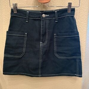 FOREVER 21 Green Denim Skirt Size XS